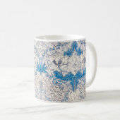 Blue Honeysuckle (von William Morris) Kaffeetasse (VorderseiteRechts)
