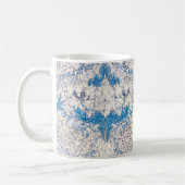Blue Honeysuckle (von William Morris) Kaffeetasse (Links)