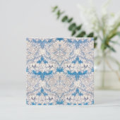 Blue Honeysuckle (von William Morris) Karte (Stehend Vorderseite)