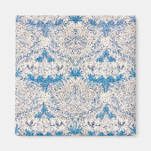 Blue Honeysuckle (von William Morris) Magnet (Vorne)