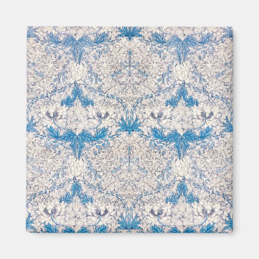 Blue Honeysuckle (von William Morris) Magnet (Vorne)