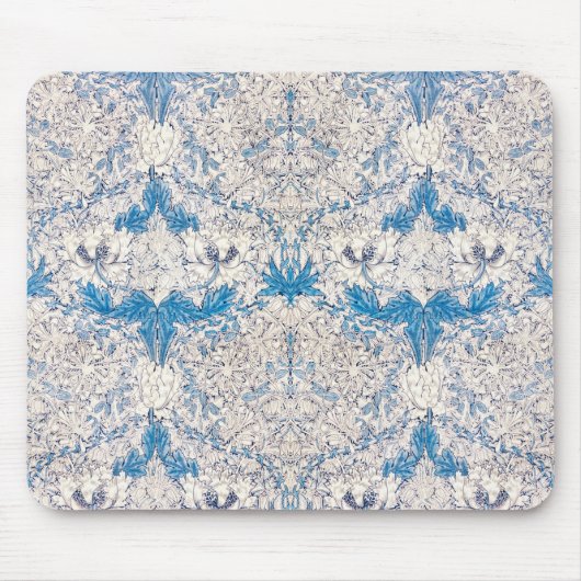 Blue Honeysuckle (von William Morris) Mousepad (Vorne)