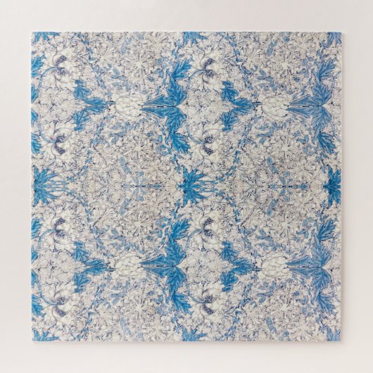 Blue Honeysuckle (von William Morris) Puzzle (Horizontal)