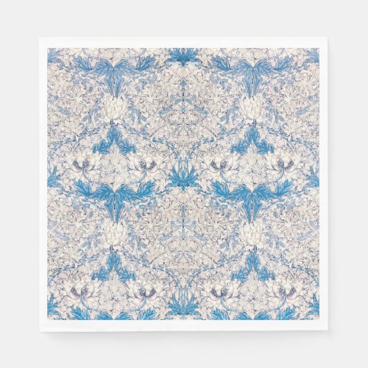 Blue Honeysuckle (von William Morris) Serviette (Vorderseite)