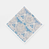 Blue Honeysuckle (von William Morris) Serviette (Ecke)