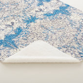 Blue Honeysuckle (von William Morris) Sherpadecke (3/4)