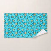 Blue Honu Sea Turtles Hibiskus Blume Badhandtuch Set (Handtuch)