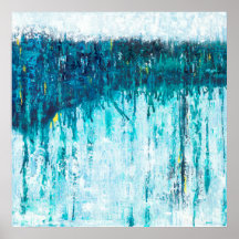 Blue Horizon - Blaue Abstrakte Kunst