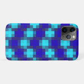 Blue Horizon: Karrieremuster in vier Blues, Case-Mate iPhone Hülle (Rückseite (Horizontal))