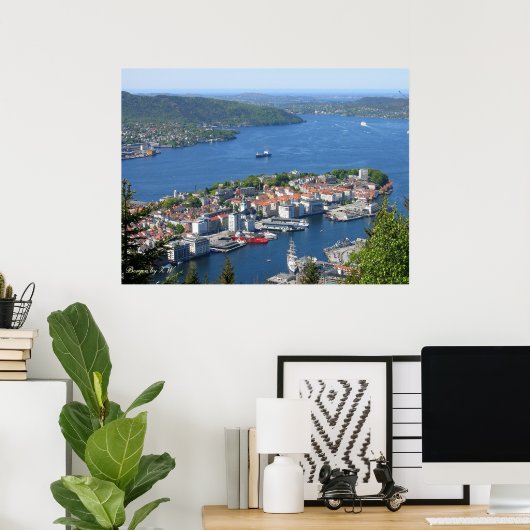 Blue Horizon Poster (Heimbüro)