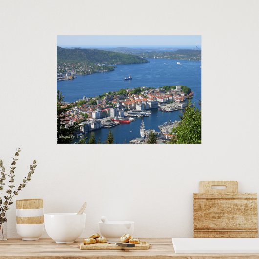 Blue Horizon Poster (Küche)