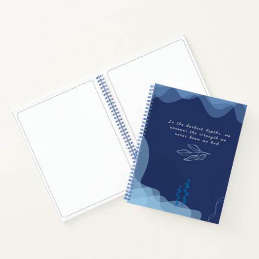Blue Horizon Spiral Notebook Notizblock (Innenseite)