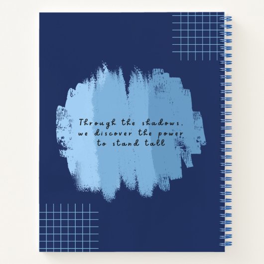 Blue Horizon Spiral Notebook Notizblock (Rückseite)