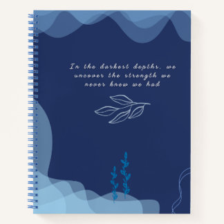 Blue Horizon Spiral Notebook Notizblock