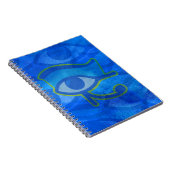 Blue Horse Eye Notebook Notizblock (Rechte Seite)