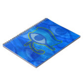 Blue Horse Eye Notebook Notizblock (Linke Seite)