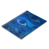 Blue Horse Eye Notebook Notizblock (Linke Seite)