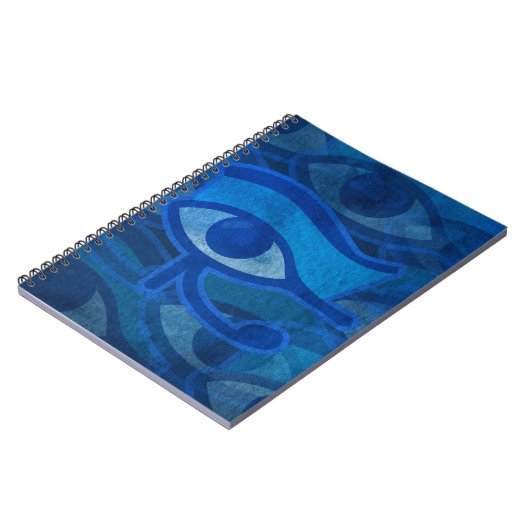 Blue Horse Eye Notebook Notizblock (Linke Seite)
