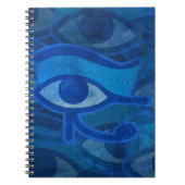 Blue Horse Eye Notebook Notizblock (Vorderseite)