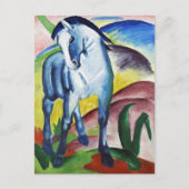 Blue Horse I von Franz Marc Expressionist Malerei Postkarte (Vorderseite)