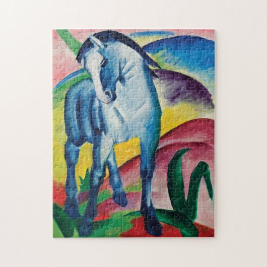 Blue Horse I von Franz Marc Puzzle (Vertikal)