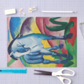 Blue Horse I von Franz Marc Seidenpapier (Handwerk)
