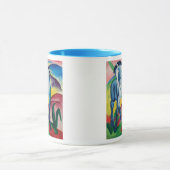 Blue Horse I von Franz Marc Tasse (Zentrum)