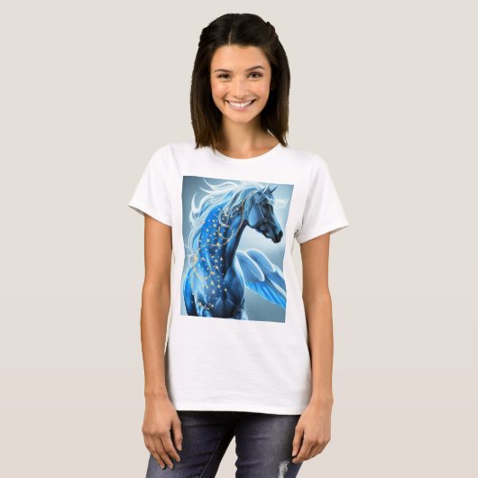 blue horse T-Shirt (Vorne ganz)