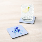 Blue Horse Untersetzer - Malerei (Rechte Seite)