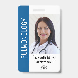Blue Hospital Medical Employee Foto ID Blue Ausweis