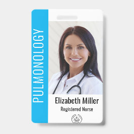 Blue Hospital Medical Employee Foto ID Blue Ausweis