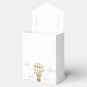 Blue Hot Air Ballon Boy 1. Geburtstag Geschenkschachtel (Geöffnet)