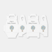 Blue Hot Air Ballon Boy Baby Dusche Geschenkschachtel (Ungefaltet)