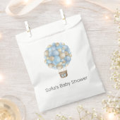 Blue Hot Air Ballon Boy Baby Dusche Geschenktütchen (Ausgeschnitten)