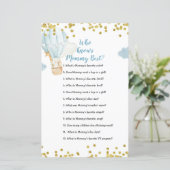 Blue Hot Air Ballon, der Mommy Best Game kennt (Stehend Vorderseite)