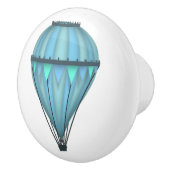 Blue Hot Air Ballon Keramikknauf (Rechts)
