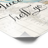 Blue Hot Air Ballon Kinderzimmer Wallfahrtskirche Fotodruck (Ecke)