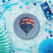 Blue Hot Air Ballon Paper Teller (Party)
