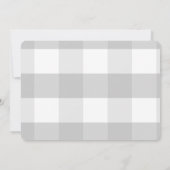 Blue Hot Air Ballon Up and Away Babydusche Einladung (Rückseite)