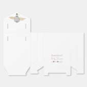 Blue Hot Air Ballon White Baby Dusche Geschenkschachtel (Ungefaltet)