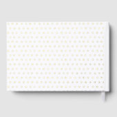 Blue Hot Air Balloon Safari Animals Baby Dusche Gästebuch (Rückseite)