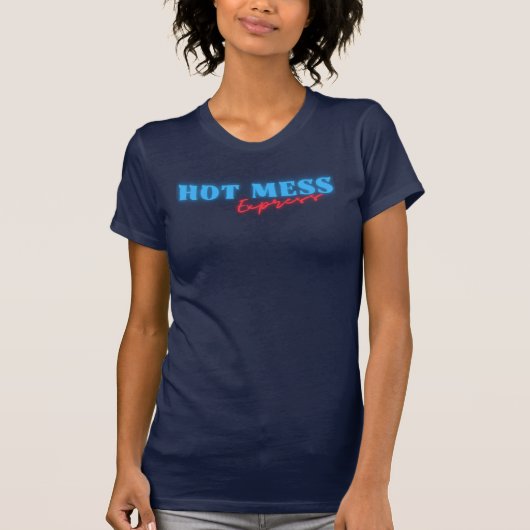 Blue Hot Mess Express T - Shirt (Vorderseite)