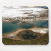 Blue Hot Springs Yellowstone Mousepad (Vorne)