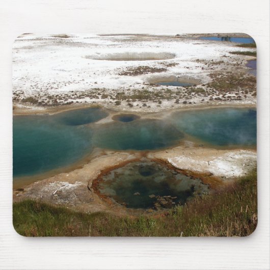 Blue Hot Springs Yellowstone Mousepad (Vorne)