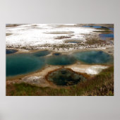 Blue Hot Springs Yellowstone Poster (Vorne)