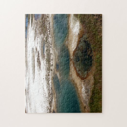 Blue Hot Springs Yellowstone Puzzle (Vertikal)
