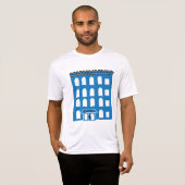 Blue Hotel Gebäude Mens Active T-Shirt (Vorne ganz)
