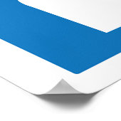 Blue Hotel Gebäude Poster (Ecke)