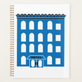 Blue Hotel Gebäude Spiral Planer (Vorderseite)