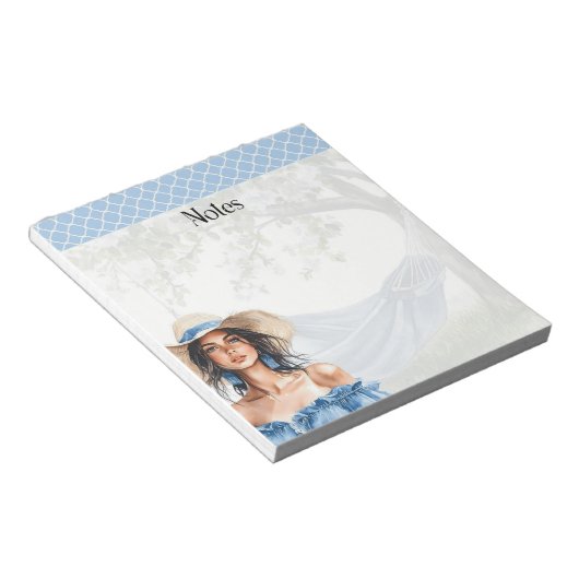 Blue Hour Blooms: Sammlung von Soft & Serene Notes Notizblock (angewinkelt)